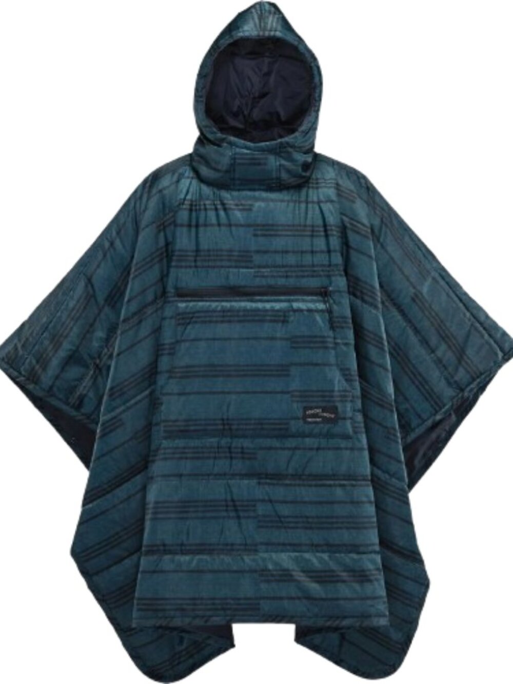 Unisex Therm-a-rest Honco Poncho - Blue stripe